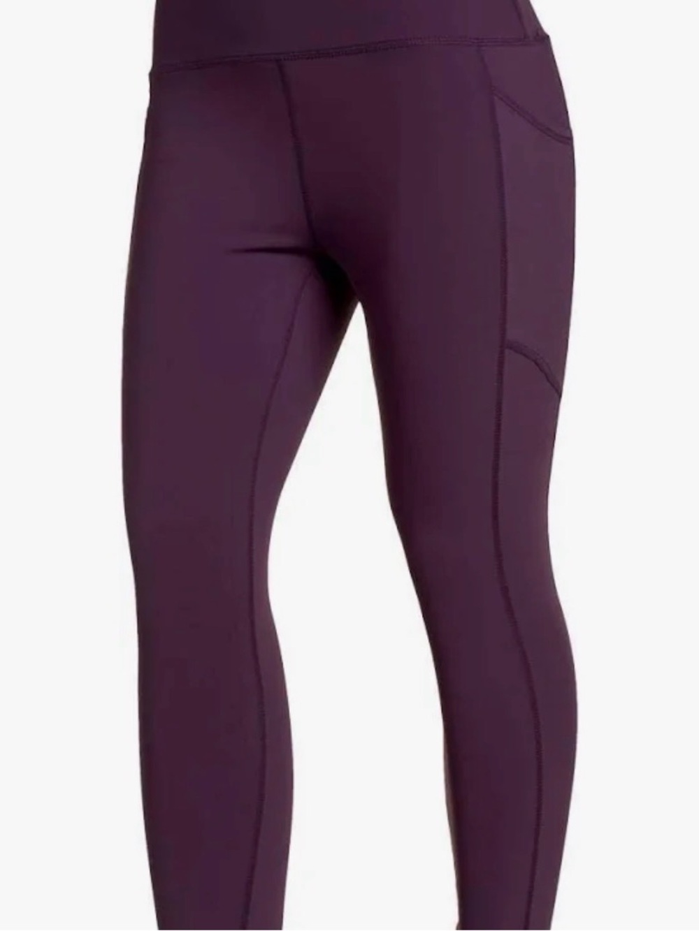 RBX Plum Performance Leggings with Side Pockets
